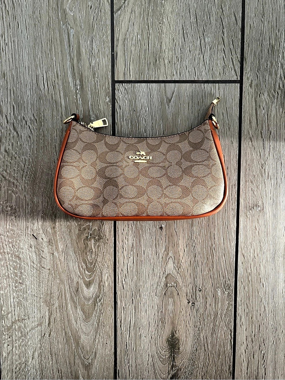 Bag In Canvas Shoulder Bag Brown & Red